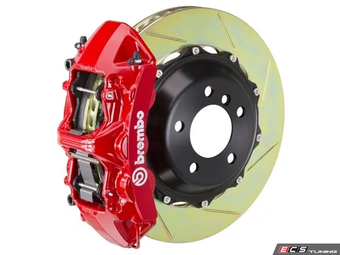 Brembo 01-06 M3 (E46), 06-08 Z4 M-Coupe/Roadster (E85, E86), Front, Slotted, Red, 6 Piston, 380x32 2-Piece