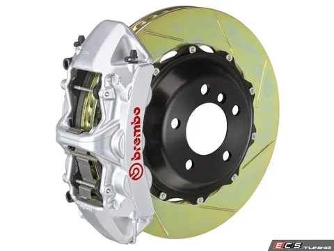 Brembo 01-06 M3 (E46), 06-08 Z4 M-Coupe/Roadster (E85, E86), Front, Slotted, Silver, 6 Piston, 380x32 2-Piece