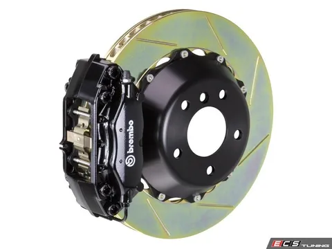 Brembo 01-06 M3 (E46), Rear, Slotted, Black, 4 Piston, 345x28 2-Piece