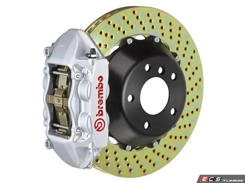 Brembo 08-13 M3 (E90, E92, E93), Rear, Drilled, Silver, 4 Piston, 380x28 2-Piece