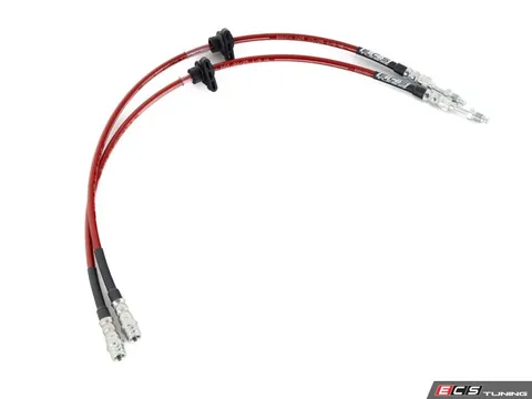 ECS Exact-Fit Stainless Steel Brake Lines - Front