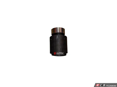 Valvetronic Designs Universal Single Exhaust Tip - 3.5" - 1x1 Carbon Fiber
