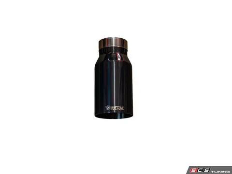 Valvetronic Designs Universal Single Exhaust Tip - 3.5" - Single Wall Black