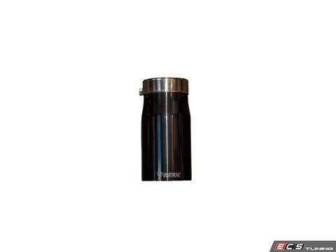 Valvetronic Designs Universal Single Exhaust Tip - 3.5" - Single Wall Black