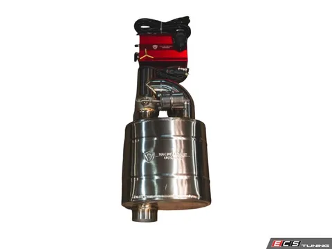 Valvetronic Designs Universal Valved Muffler Kit - Single Inlet / Single Outlet - 2.5" (63mm) - 1 Muffler