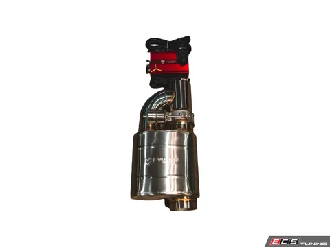 Valvetronic Designs Universal Valved Muffler Kit - Single Inlet / Single Outlet - 3.5" (89mm) - 1 Muffler