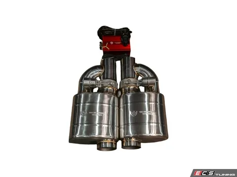 Valvetronic Designs Universal Valved Muffler Kit - Single Inlet / Single Outlet - 3.0" (76mm) - 2 Mufflers