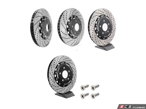 ECS Front & Rear 2-Piece Brake Rotors - Set (345x30/330x22)
