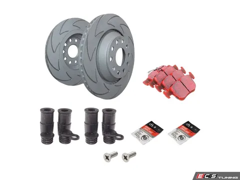 Assembled By ECS Rear Brake Service Kit - Basic (272x10)