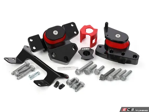 Enthusiast Bundles MK8 GTI/Golf R ECS Performance Engine And Transmission Mount Kit & Polyurethane Dogbone Mount Bushing Insert