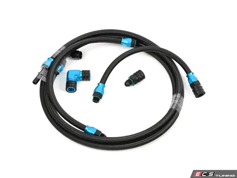 Precision Raceworks MQB Performance Fuel Lines With Flex Fuel Upgrade