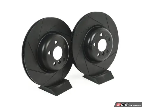 ECS Rear V5 Slotted Brake Rotors - Set (345x24)