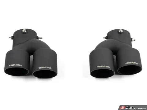Trevora Cerakote Black Exhaust Tip Set