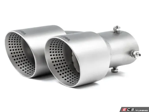 Trevora Cerakote Brushed Silver Exhaust Tip Set