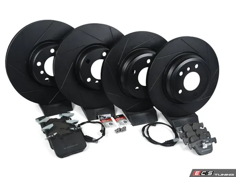 Assembled By ECS Front And Rear Performance Brake Service Kit