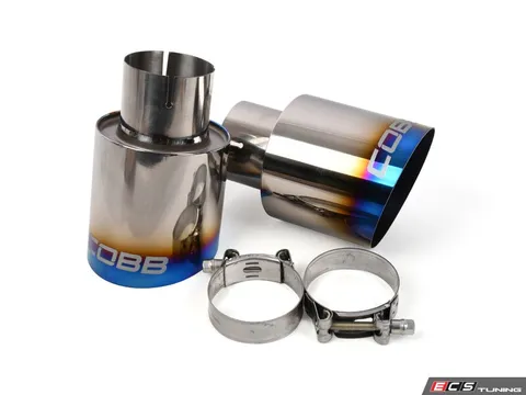 CobbTuning COBB Blued Titanium Exhaust Tip Kit