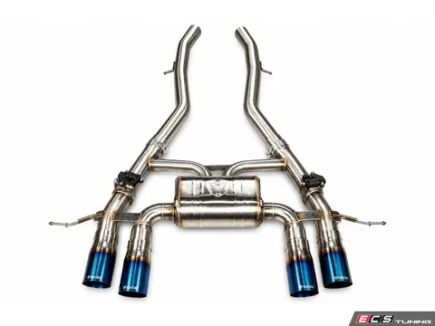 Valvetronic Designs Valved Sport Axle-Back Stainless Exhaust System - 3.5" Burnt Tips