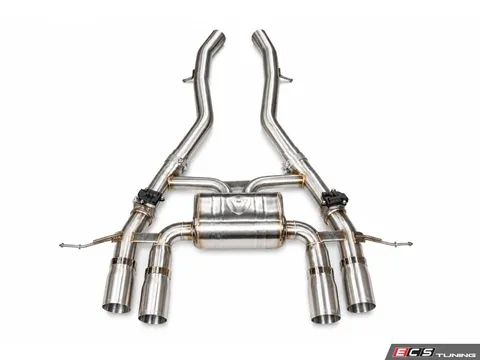Valvetronic Designs Valved Sport Axle-Back Stainless Exhaust System - 3.5" Brushed Steel Tips