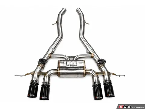 Valvetronic Designs Valved Sport Axle-Back Stainless Exhaust System - 3.5" Black Tips