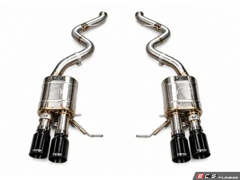 Valvetronic Designs Valved Stainless Axle-Back Exhaust System - 3.5" Black Tips