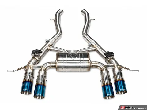 Valvetronic Designs Valved Sport Axle-Back Stainless Exhaust System - 3.5" Burnt Tips
