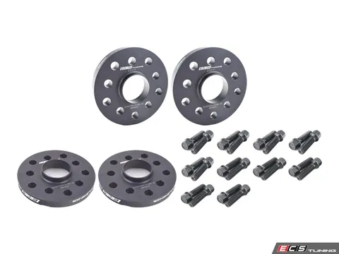 ECS ECS Wheel Spacer & Bolt Kit - 15/20mm With Black Ball Seat Bolts