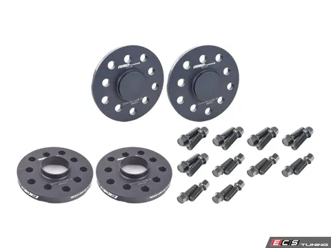 ECS ECS Wheel Spacer & Bolt Kit - 15mm And 10mm With Black Ball Seat Bolts