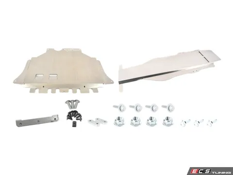 ECS Aluminum Street Shield Skid Plate & Tunnel Brace Kit