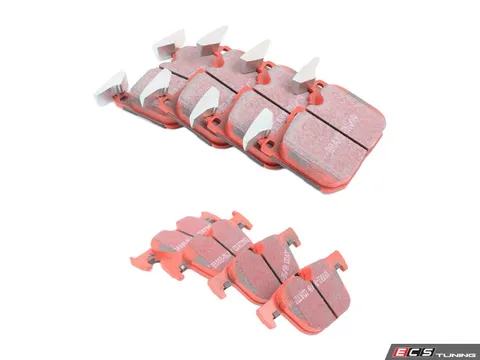 Assembled By ECS Front And Rear EBC RedStuff Performance Brake Pad Set