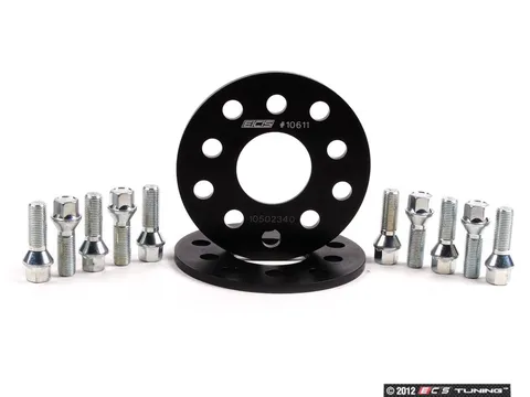 ECS ECS Wheel Spacer & Bolt Kit - 7mm With Conical Seat Bolts