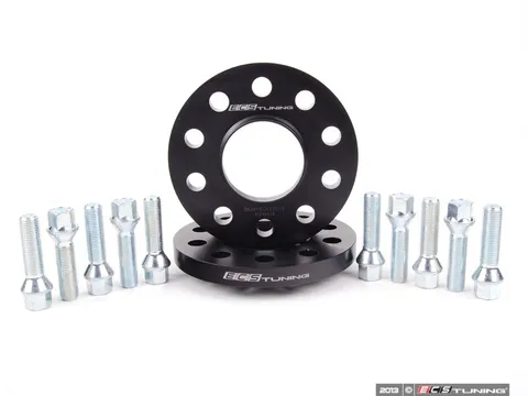 ECS Wheel Spacer & Bolt Kit - 15mm With Conical Seat Bolts
