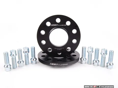 ECS Wheel Spacer & Bolt Kit - 12.5mm With Ball Seat Bolts