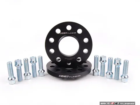 ECS Wheel Spacer & Bolt Kit - 15mm With Ball Seat Bolts