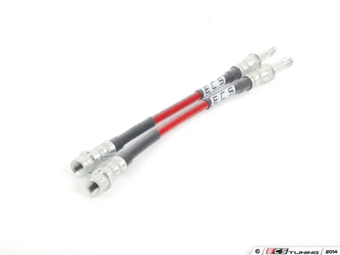 ECS Exact-Fit Stainless Steel Brake Lines - Rear