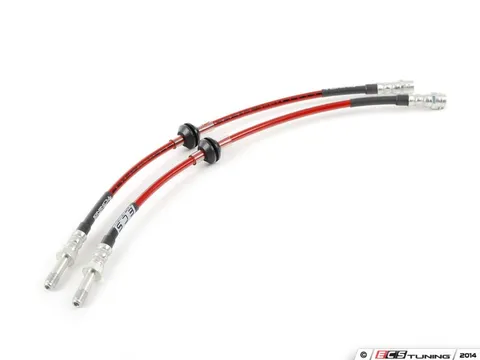 ECS Exact-Fit Stainless Steel Brake Lines - Front