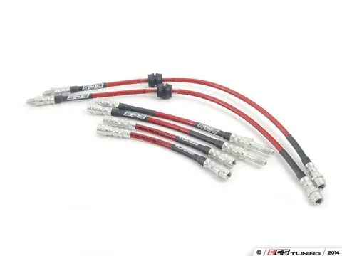 ECS Exact-Fit Stainless Steel Brake Lines - Complete Kit