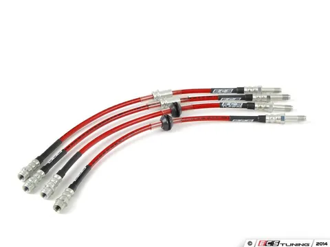 ECS Exact-Fit Stainless Steel Brake Lines - Complete Kit