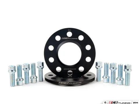 ECS Wheel Spacer & Bolt Kit - 8mm with Ball Seat Bolts