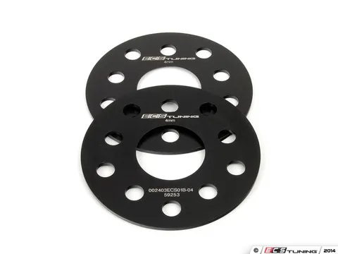 ECS ECS Wheel Spacers - 4mm (Pair)