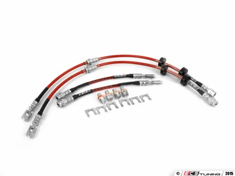 ECS Front & Rear Exact-Fit Stainless Steel Brake Lines - Kit