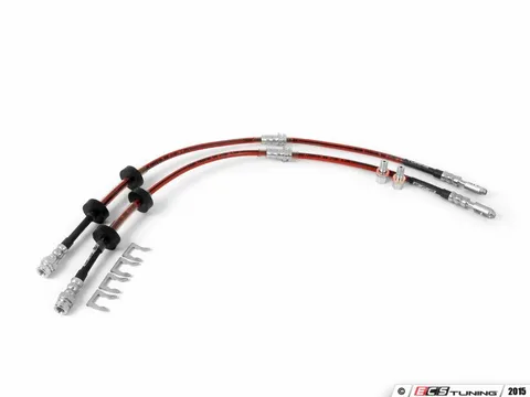 ECS Front Exact-Fit Stainless Steel Brake Lines