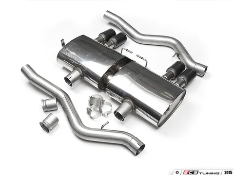 Milltek Sport E9x M3 Performance Cat Back Exhaust - Black Tips