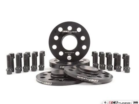 ECS Golf R Flush Kit (19" Wheels) - Black Bolts