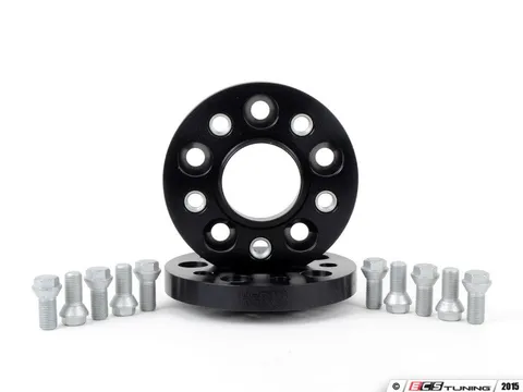 H&R DRA Series Trak Spacers - 20mm (1 Pair) Black