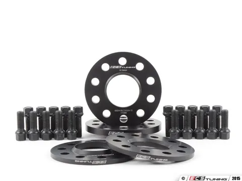ECS Wheel Spacer Flush Fit Kit - Black Bolts
