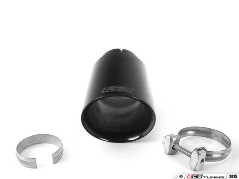 ECS ECS UNIVERSAL Swivel Exhaust Tip - 3.5" Black Chrome - Priced each