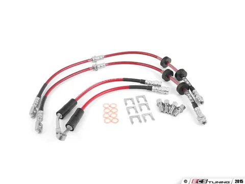 ECS Exact-Fit Stainless Steel Brake Lines - Kit