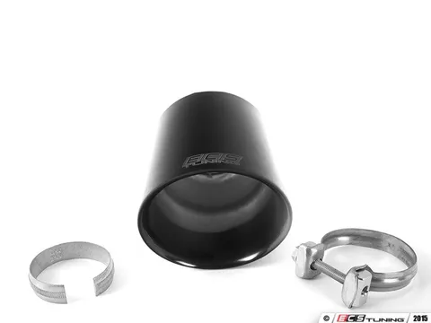 ECS ECS UNIVERSAL Swivel Exhaust Tip - 4.0" Black Chrome - Priced Each