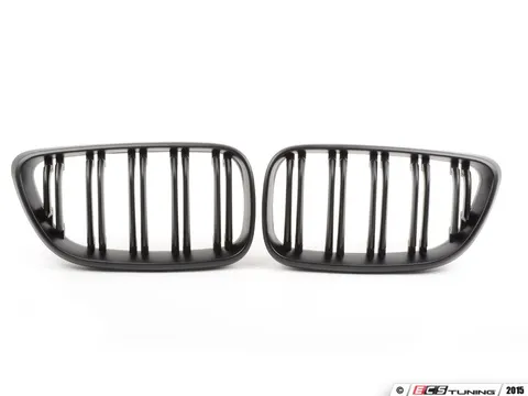 ECS F22 Dual Slats Blackout Grille Set - Matte Black