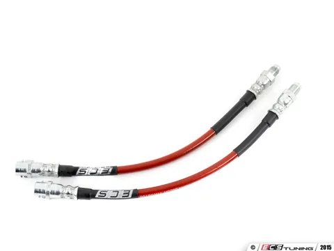 ECS Exact-Fit Stainless Steel Brake Lines - Rear